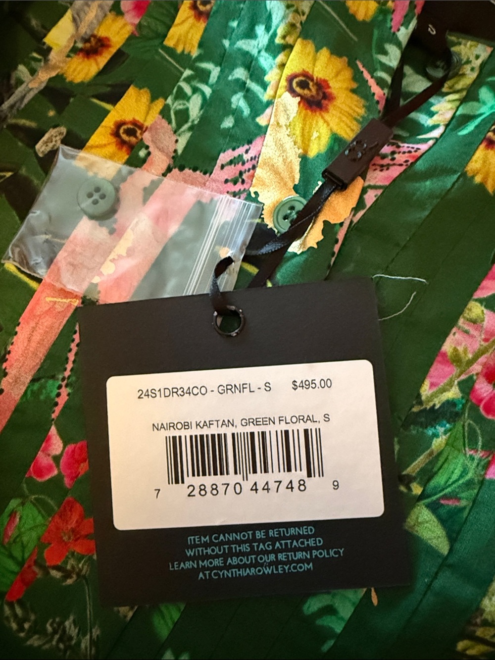 CYNTHIA ROWLEY
NAIROBI BOTANICAL KAFTAN - Picture 8 of 10